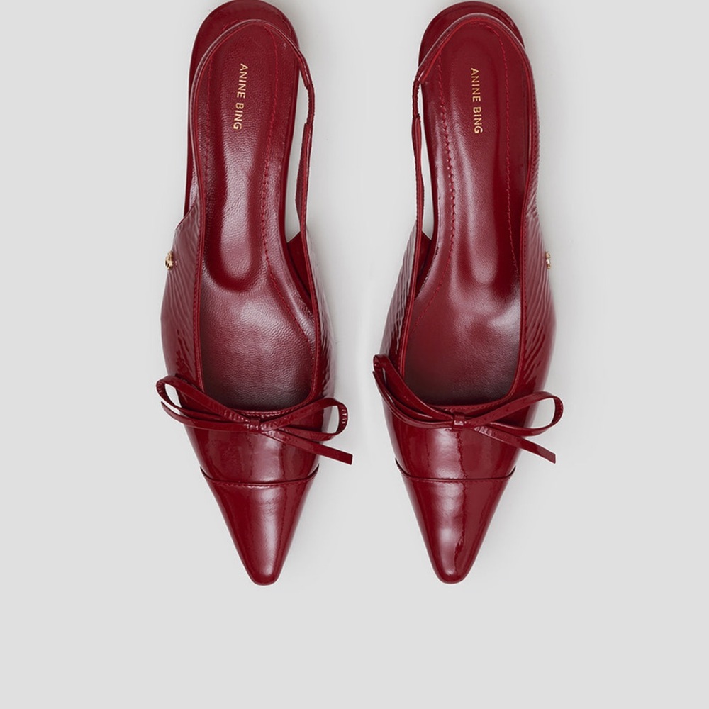 Anine Bing Zoey Slingback Heels - SIZE 41